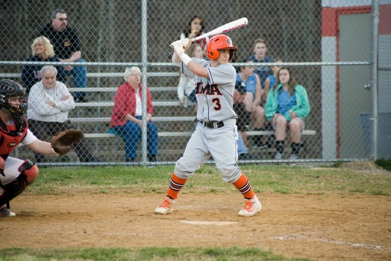 Michael LaForgia waiting to send the ball soaring.
