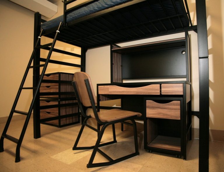 Student bunk and desk
